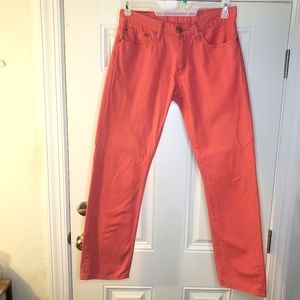 Men's Red Levi's 514 Jean's Sz: 31x32